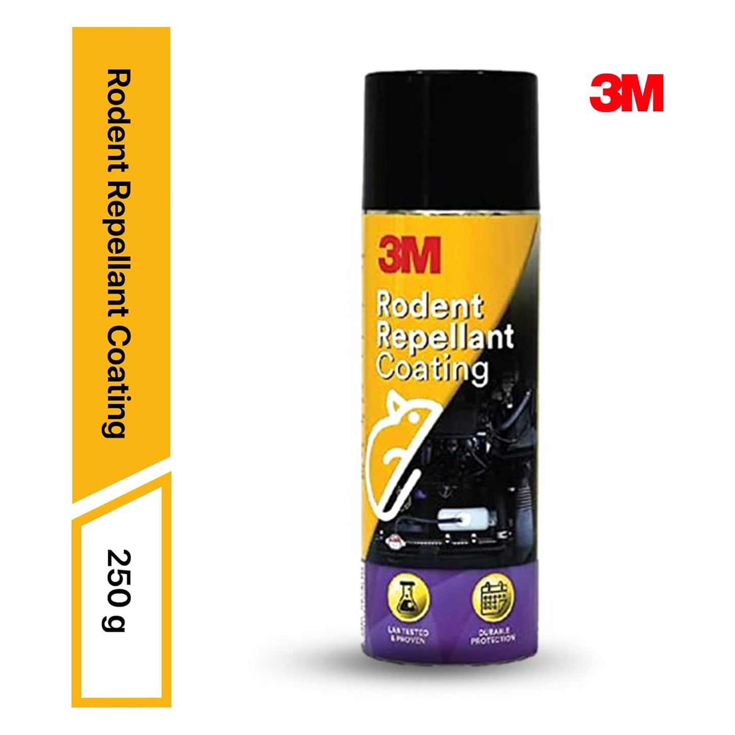 3M Rodent Repellent Coating, 250 g| Rat Protection for Engine Parts and Wires | Long-Lasting Effect, Liquid