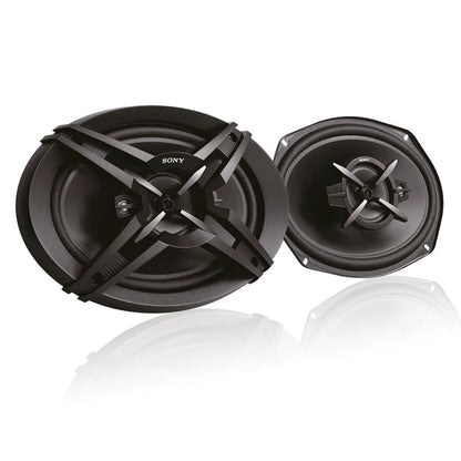 Sony Car Speaker XS-FB693E 16 cm x 24 cm (6 inch x 9 inch) 3-Way Coaxial Speakers (Black), Peak Power - 420W, RMS Power - 60W, Rated Power - 50W