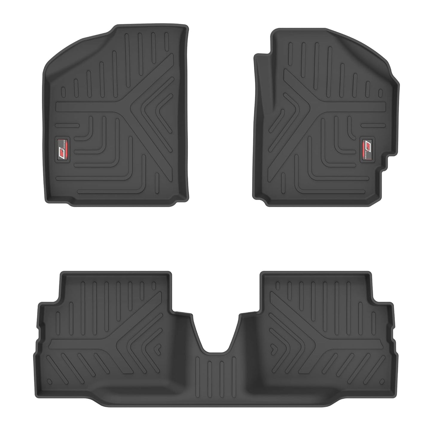 GFX Car Floor Mats for Tata Tiago (2020 Onwards) | Waterproof | Anti-Slip | All-Weather | Stylish Protection | Sleek Black