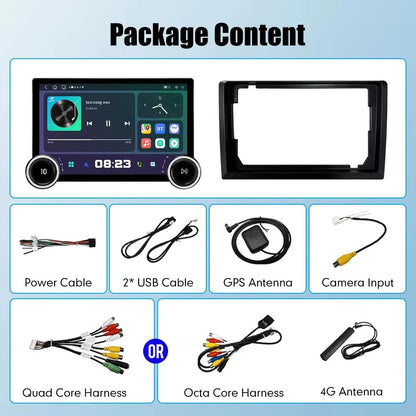 Diamond 2K Car Android System | 11.8” Ultra-Clear Display | 360° Camera Support | 4GB RAM + 64GB Storage | Wireless CarPlay & Android Auto | Universal Fit | 2 Years Warranty