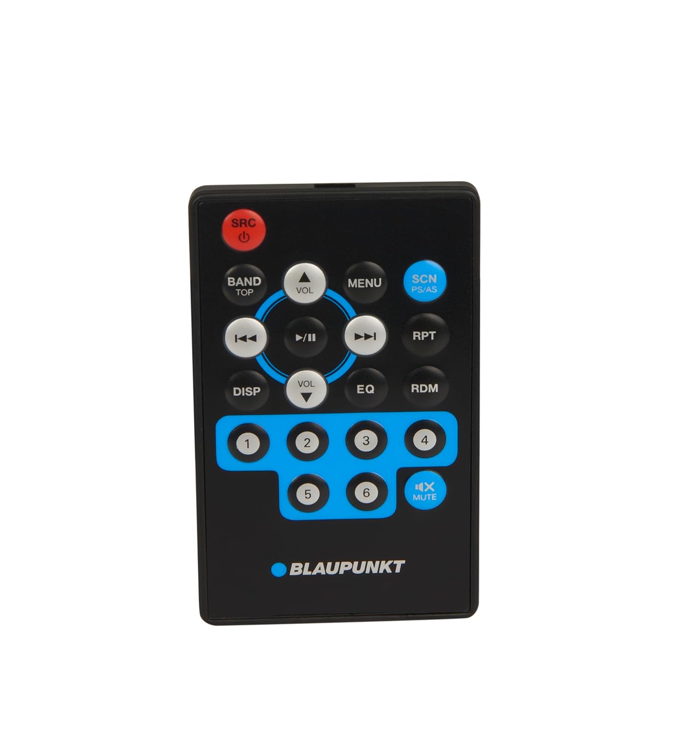 BLAUPUNKT Car Stereo Colombo-130BT Digital Media Receiver, 1 DIN, 4x50 watts with Dual USB Ports (Music & Charging), Bluetooth, AUX in, FM, Hands Free Calling & Remote Control