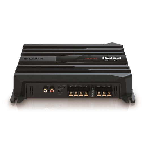 Sony Car Amplifier XM-N502 500W 2 Channel / 1 Channel Amplifier (Black), Rated Power: 4ohm - 65W x 2, 4ohmBTL - 175W x 1, 2ohm - 85W x 2, Automatic Thermal Control