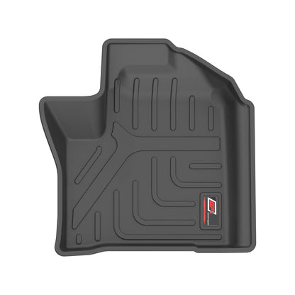 GFX Car Floor Mats for Safari (2023 Onwards) Captain Seat 6 Seater Automatic | Waterproof | Anti-Slip | All-Weather | Stylish Protection | Sleek Black