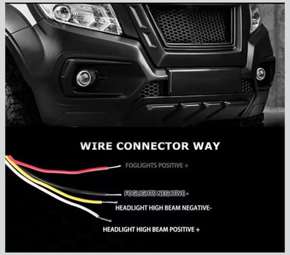 3-Inch IPHPro Led 3 Colour Projector With High Low Beam White Yellow White+Yellow 3000K 4800K 6000K Super Bright Output For Car Bumpers