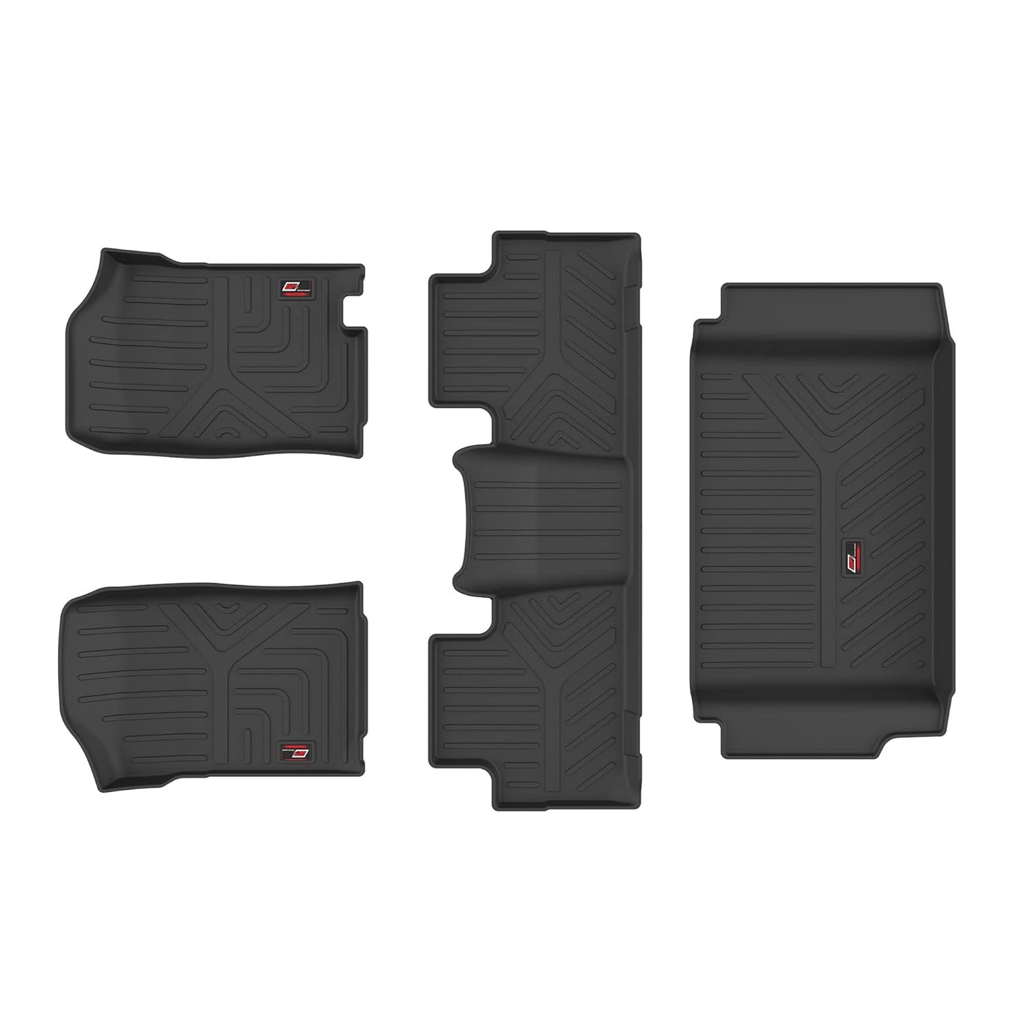 GFX Car Floor Mats for Bolero Neo (2021 Onwards) & TUV-300 (2014–2017) | Waterproof | Anti-Slip | All-Weather | Stylish Protection | Sleek Black