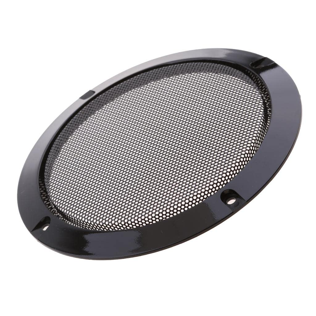 Speaker Grills 6.5 Inch Cover Case with Speaker Mounting Car Audio - Black (1 Pair)