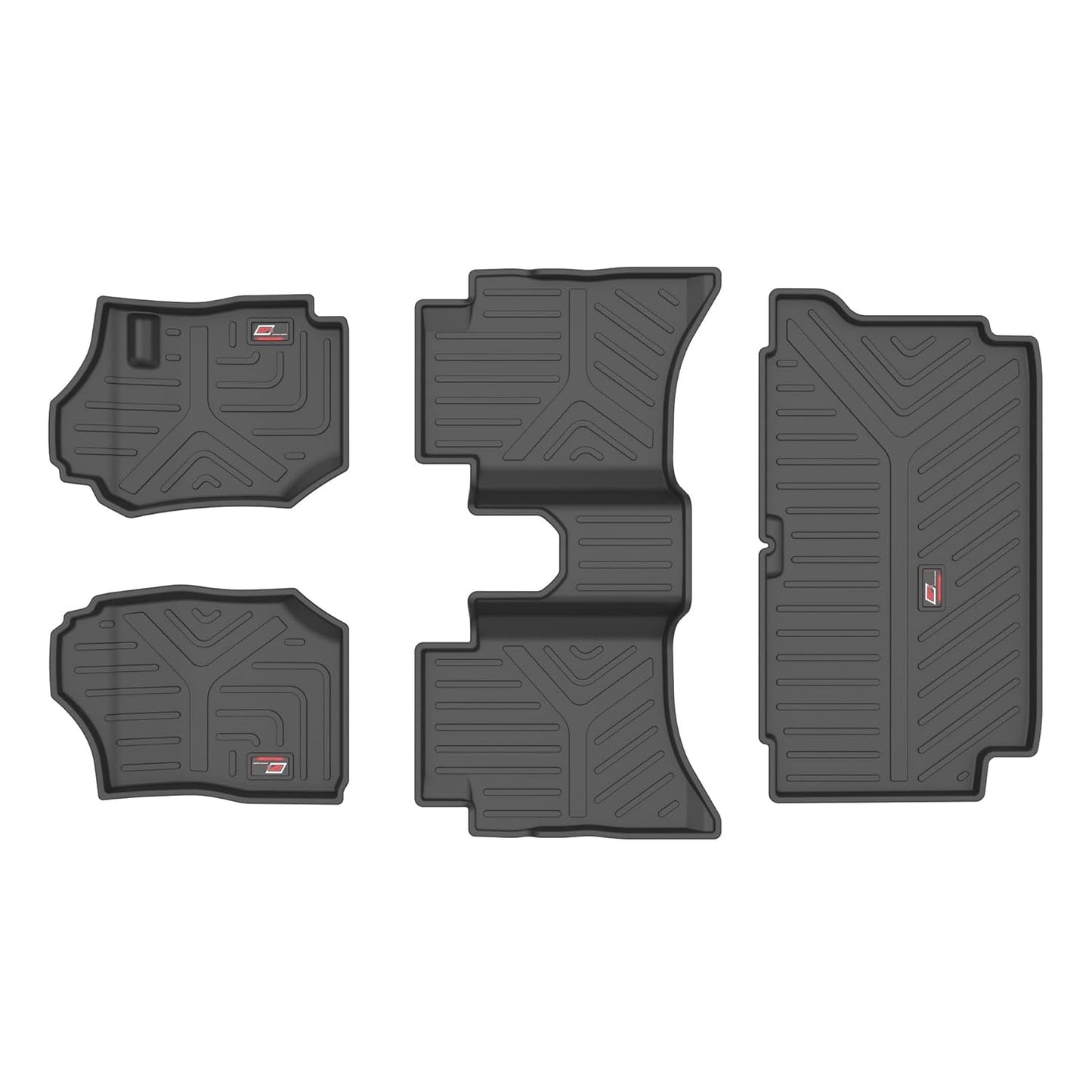 GFX Car Floor Mats for Jimny (2023 Onwards) Manual with Dicky | Waterproof | Anti-Slip | All-Weather | Stylish Protection | Sleek Black