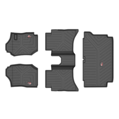 GFX Car Floor Mats for Jimny (2023 Onwards) Manual with Dicky | Waterproof | Anti-Slip | All-Weather | Stylish Protection | Sleek Black