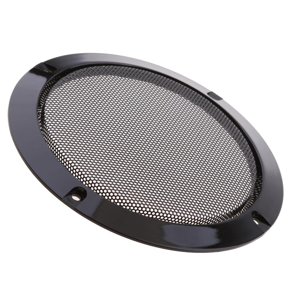 Speaker Grills 6.5 Inch Cover Case with Speaker Mounting Car Audio - Black (1 Pair)