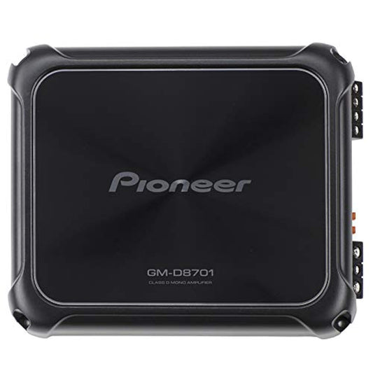 Pioneer GM-D8701 – 1-Channel Monoblock Car Amplifier | High-Power Bass Driver | 12V