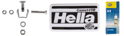 HELLA 005860221 – 450 Fog Light (Amber Lens) | H3 12V | SAE/ECE Certified | Universal Fit