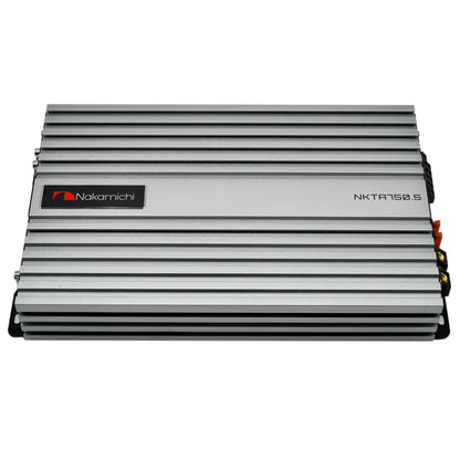 Nakamichi NKTA750.5 – 5-Channel Class A/B Power Amplifier | Black | High-Performance Car Audio Amplifier