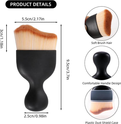 Car Interior Dust Brush,Auto Detailing Brushes,Soft Bristle Cleaning Brush,Car Detailing Brush Dusting Tool for Air Conditioner Vents, Leather,Leather,Scratch Free