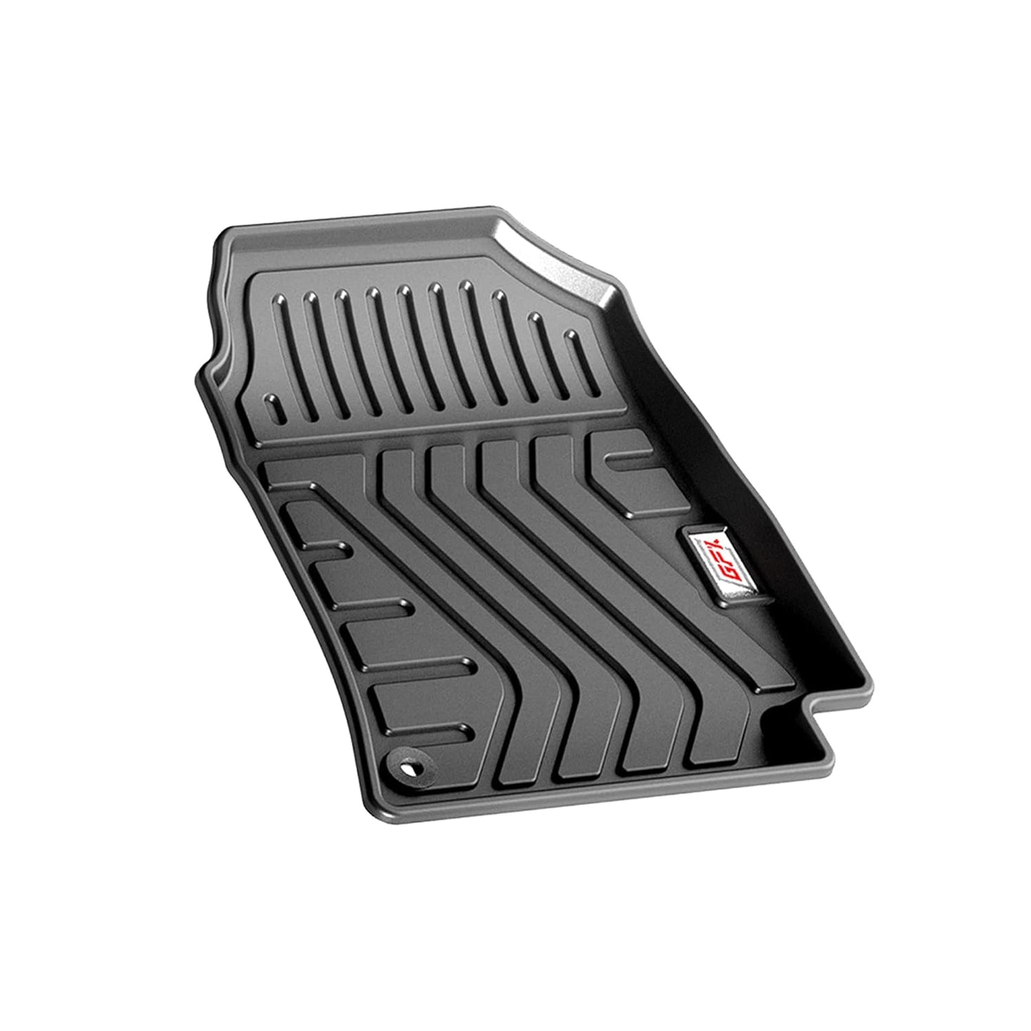 GFX Car Floor Mats for Mahindra XUV300 (2019 Onwards) | Waterproof | Anti-Slip | All-Weather | Stylish Protection | Sleek Black