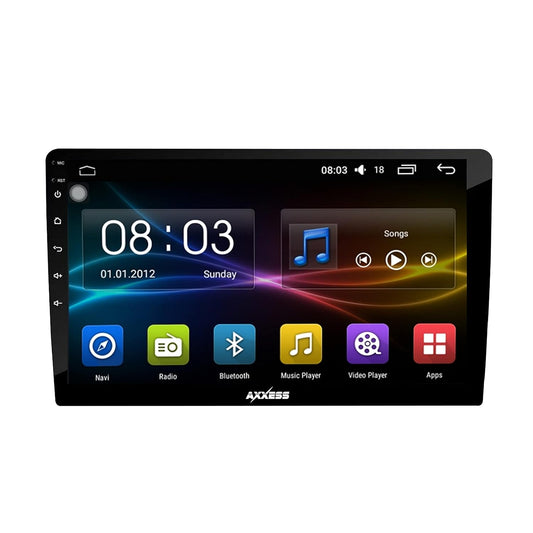 Axxess Universal Android 9-Inch Touchscreen Double DIN Car Stereo Player | 2GB RAM + 16GB ROM | Navigation, GPS, Wi-Fi, Bluetooth, Full HD 1080P