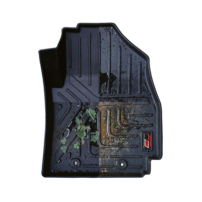 GFX Car Floor Mats for Tata Nexon (2022 Onwards) Manual | Waterproof | Anti-Slip | All-Weather | Stylish Protection | Sleek Black