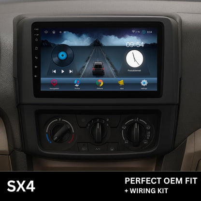 Android Stereo Frame (Suitable For Maruti SX4) 9 Inch with Power Cable Connector | Durable & Scratch-Resistant