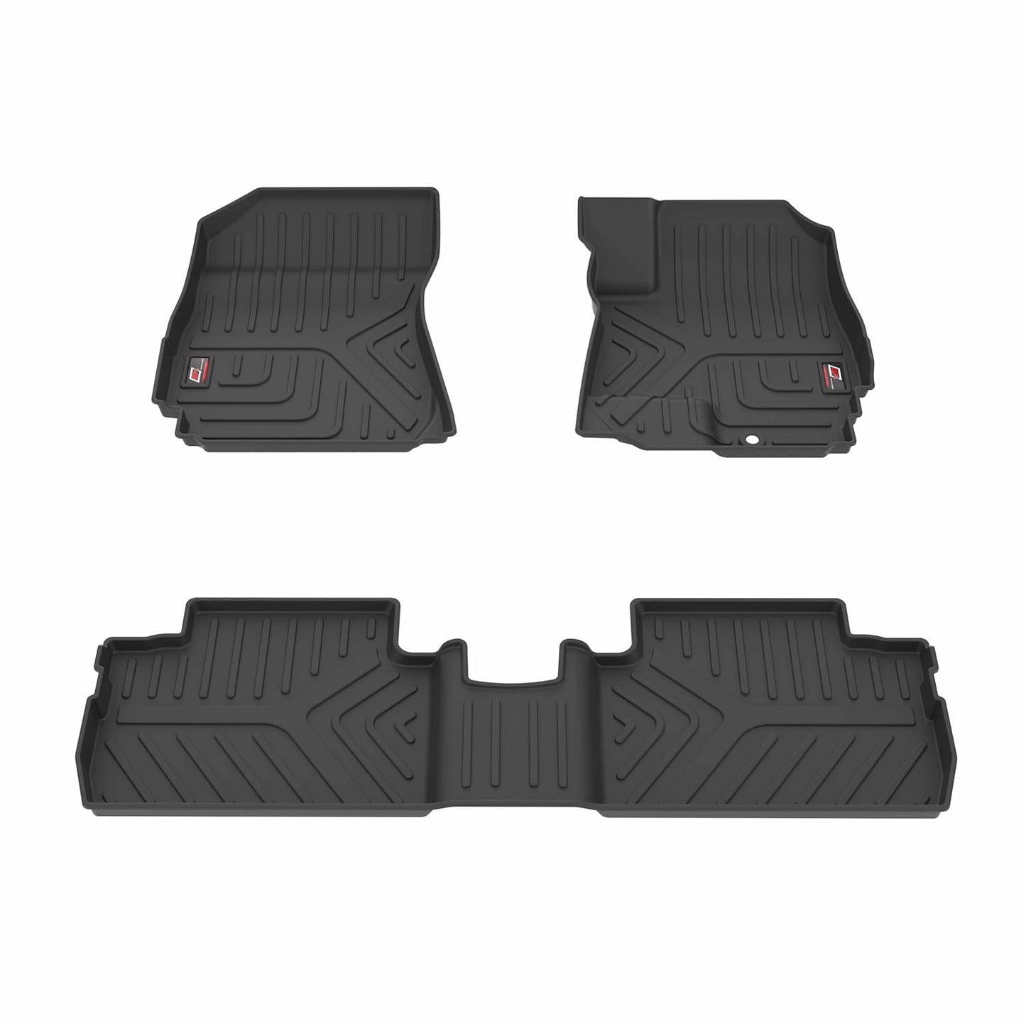 GFX Car Floor Mats for Tata Nexon (2022 Onwards) Automatic | Waterproof | Anti-Slip | All-Weather | Stylish Protection | Sleek Black