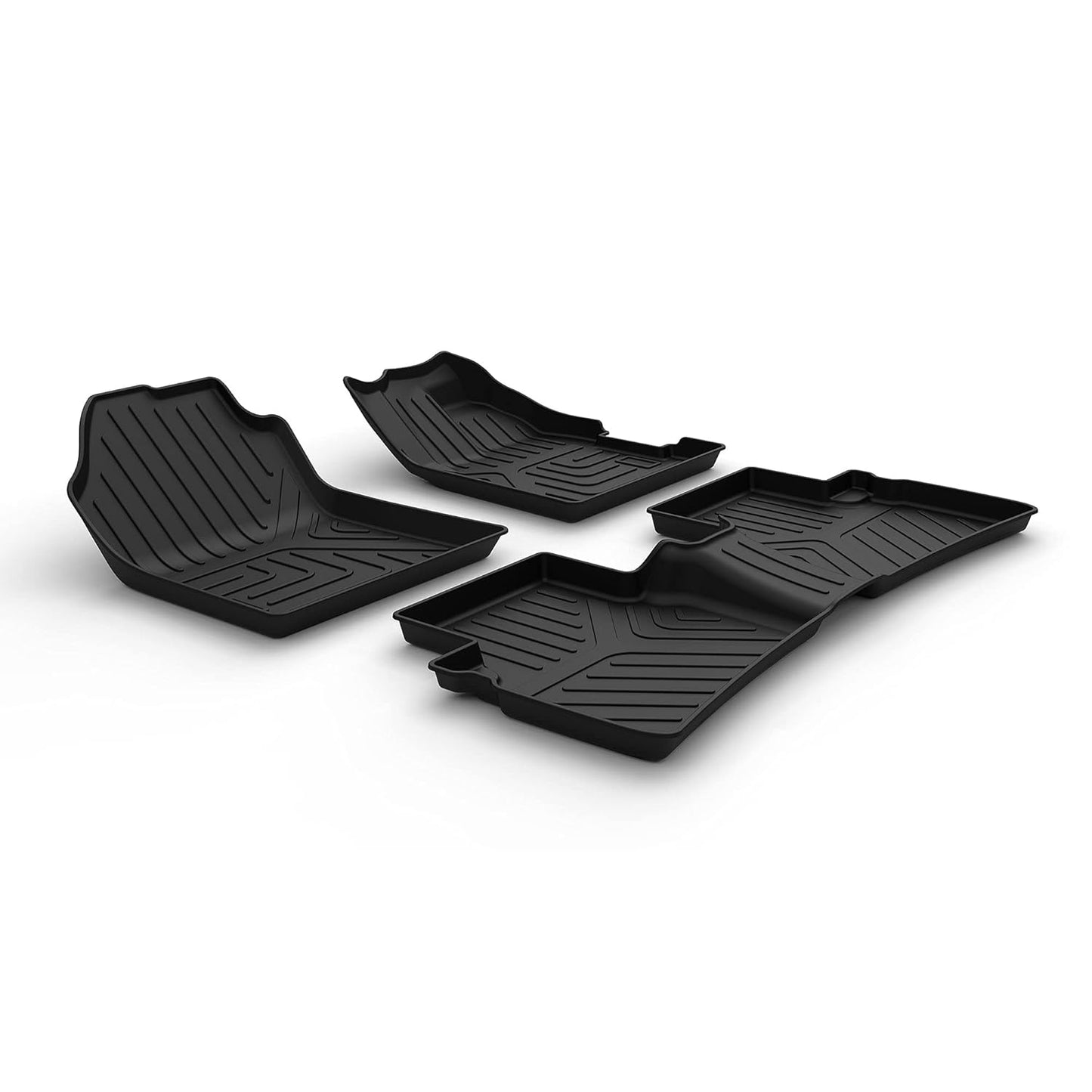 GFX Car Floor Mats for Honda Amaze (2018 Onwards) | Automatic/Manual | Waterproof | Anti-Slip | All-Weather | Stylish Protection | Sleek Black