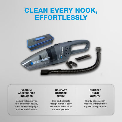 Blaupunkt VC-3008-GY Car Vacuum Cleaner (12V)