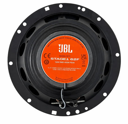 JBL Stage1 GEN2 62F 6.5-Inch Coaxial Car Speakers – 50W RMS, 400W Max (Pair)