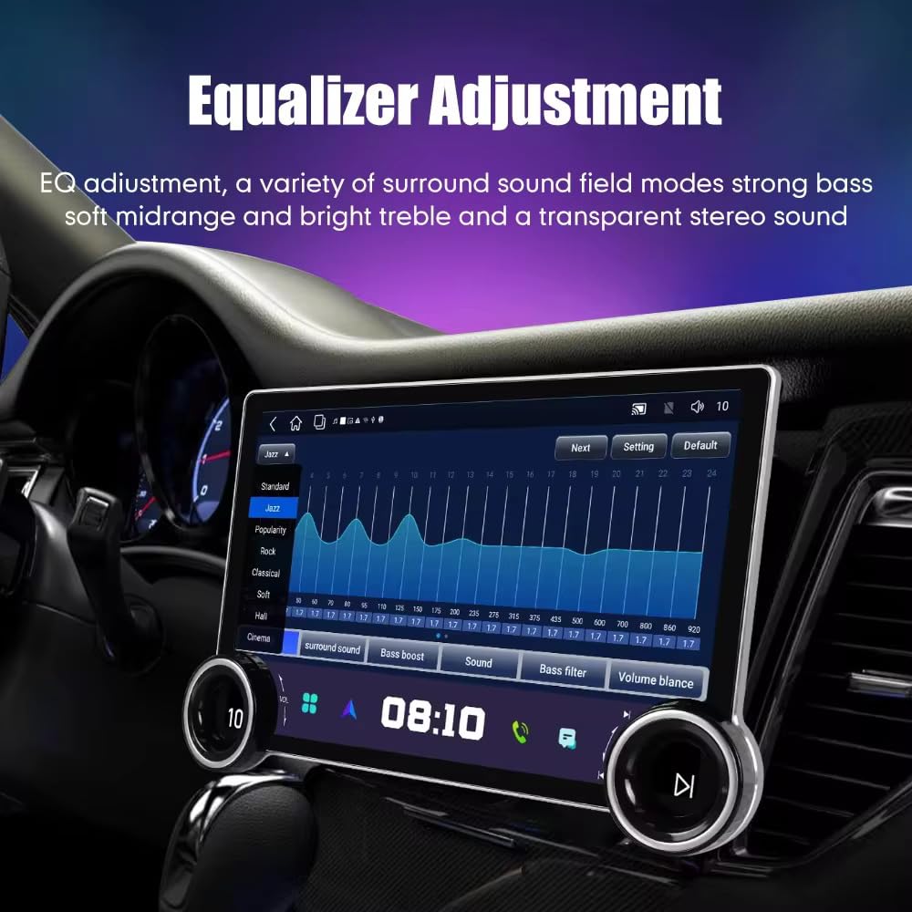 Diamond 2K Car Android System | 11.8” Ultra-Clear Display | 360° Camera Support | 4GB RAM + 64GB Storage | Wireless CarPlay & Android Auto | Universal Fit | 2 Years Warranty