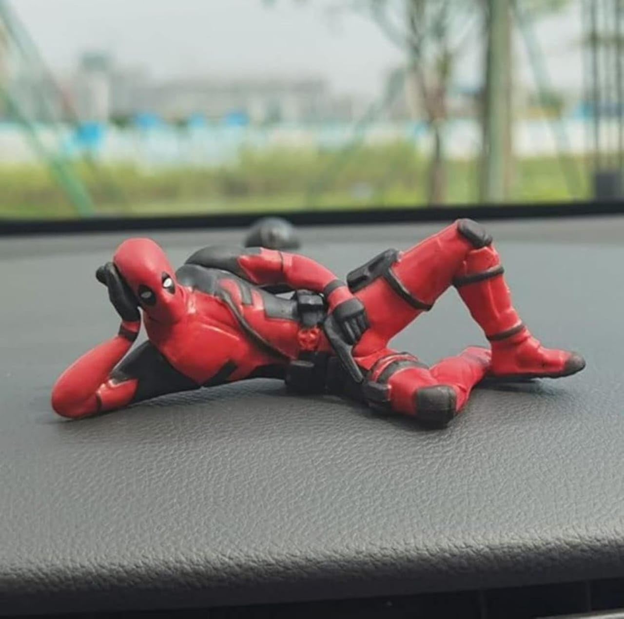 Deadpool Action Figure (3 pcs) PVC Model Universal Decorative for Car Dashboard, Office Desk, Home Decor, Unique Action Marvel Figure
