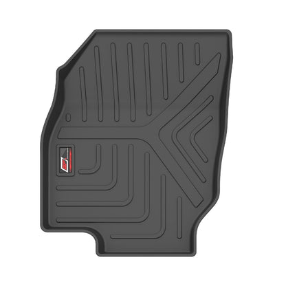 GFX Car Floor Mats for Taigun / Kushaq (2021 Onwards) | Waterproof | Anti-Slip | All-Weather | Stylish Protection | Sleek Black