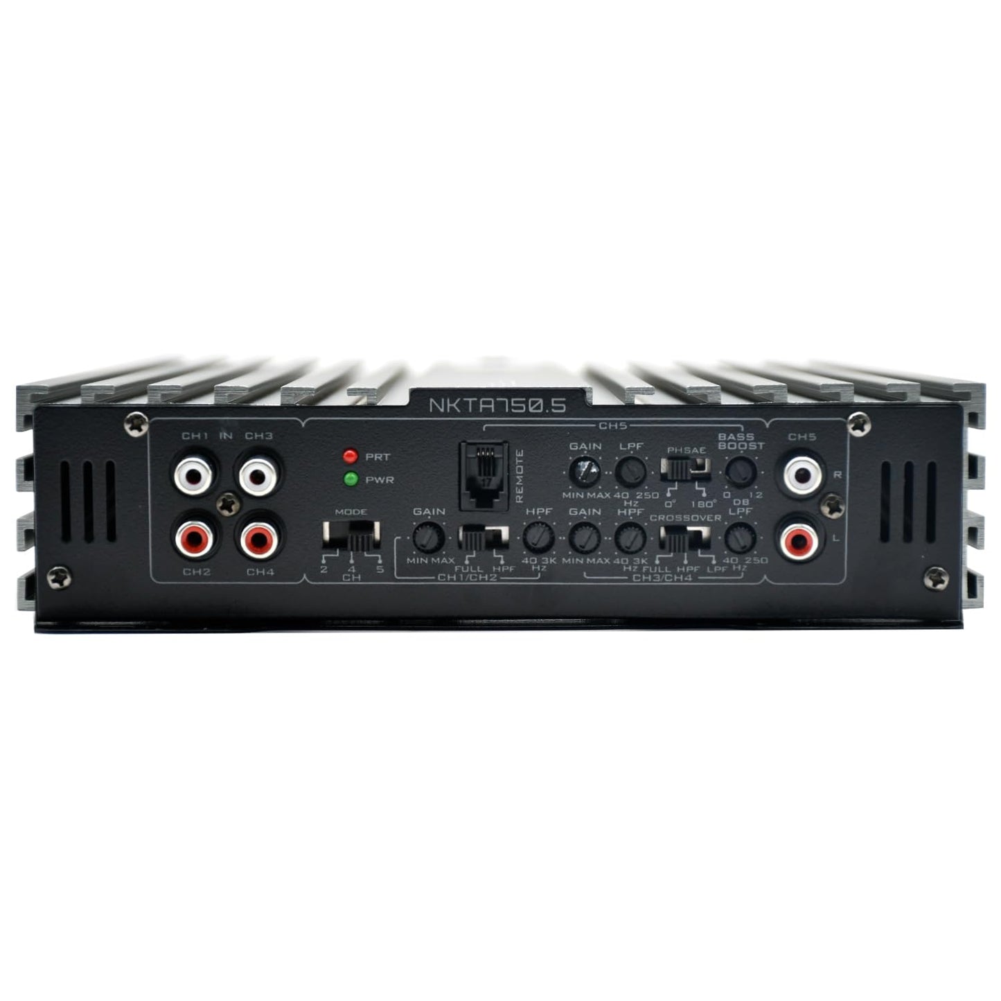 Nakamichi NKTA750.5 – 5-Channel Class A/B Power Amplifier | Black | High-Performance Car Audio Amplifier