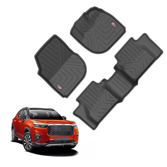 GFX Car Floor Mats for Honda Elevate (2023 Onwards) Automatic | Waterproof | Anti-Slip | All-Weather | Stylish Protection | Sleek Black