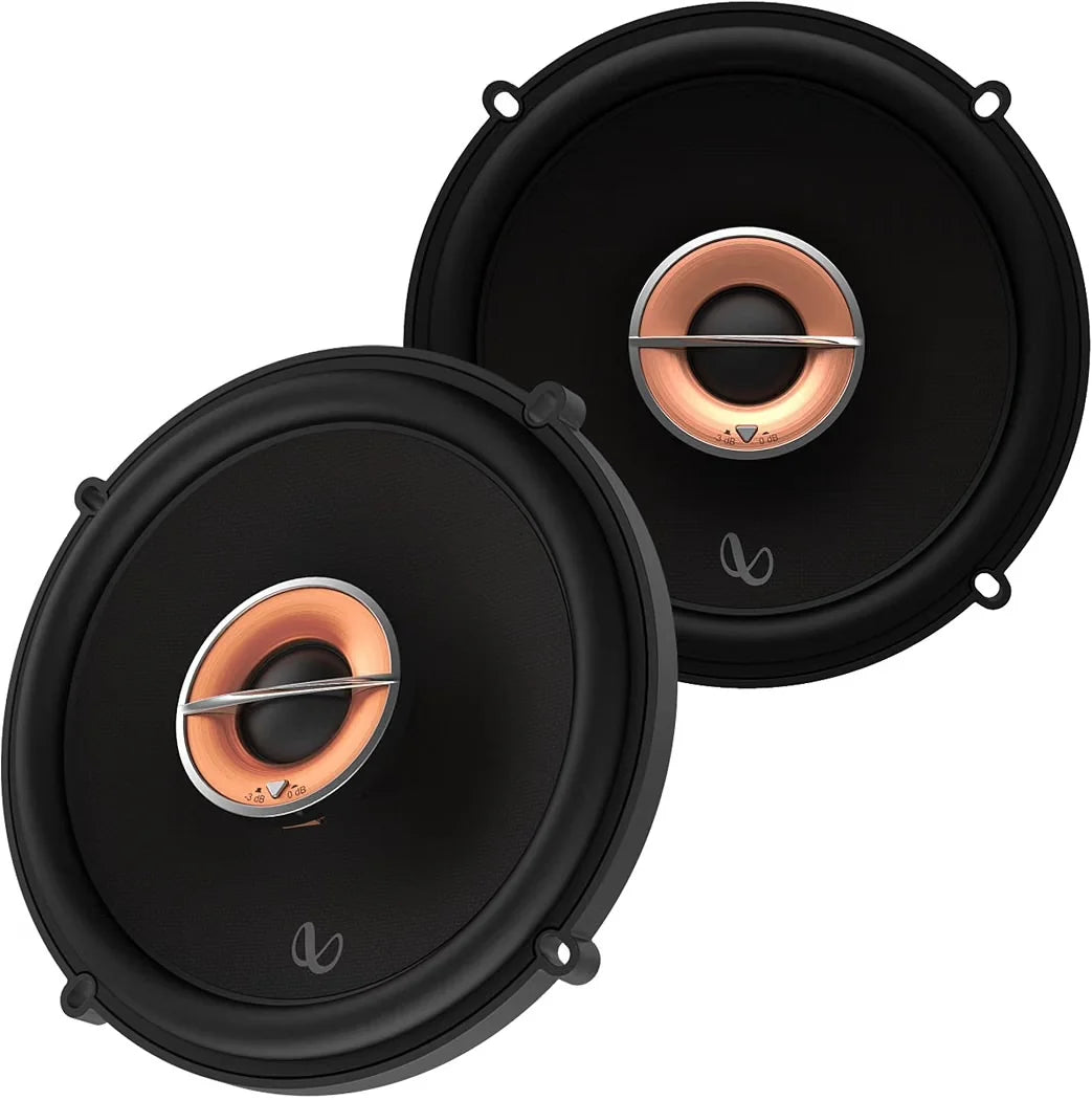 Infinity Kappa Car Speaker Combo | KAPPA-63XF 6.5-Inch Coaxial + KAPPA603CF Component Speakers | Hi-Res Audio
