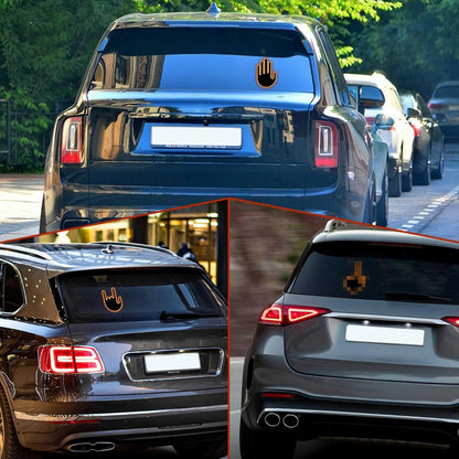 LED 3 in 1 Finger Hand Gesture with Wireless Remote Control, Light-Up Palm Design, for All Cars, Vans & Trucks