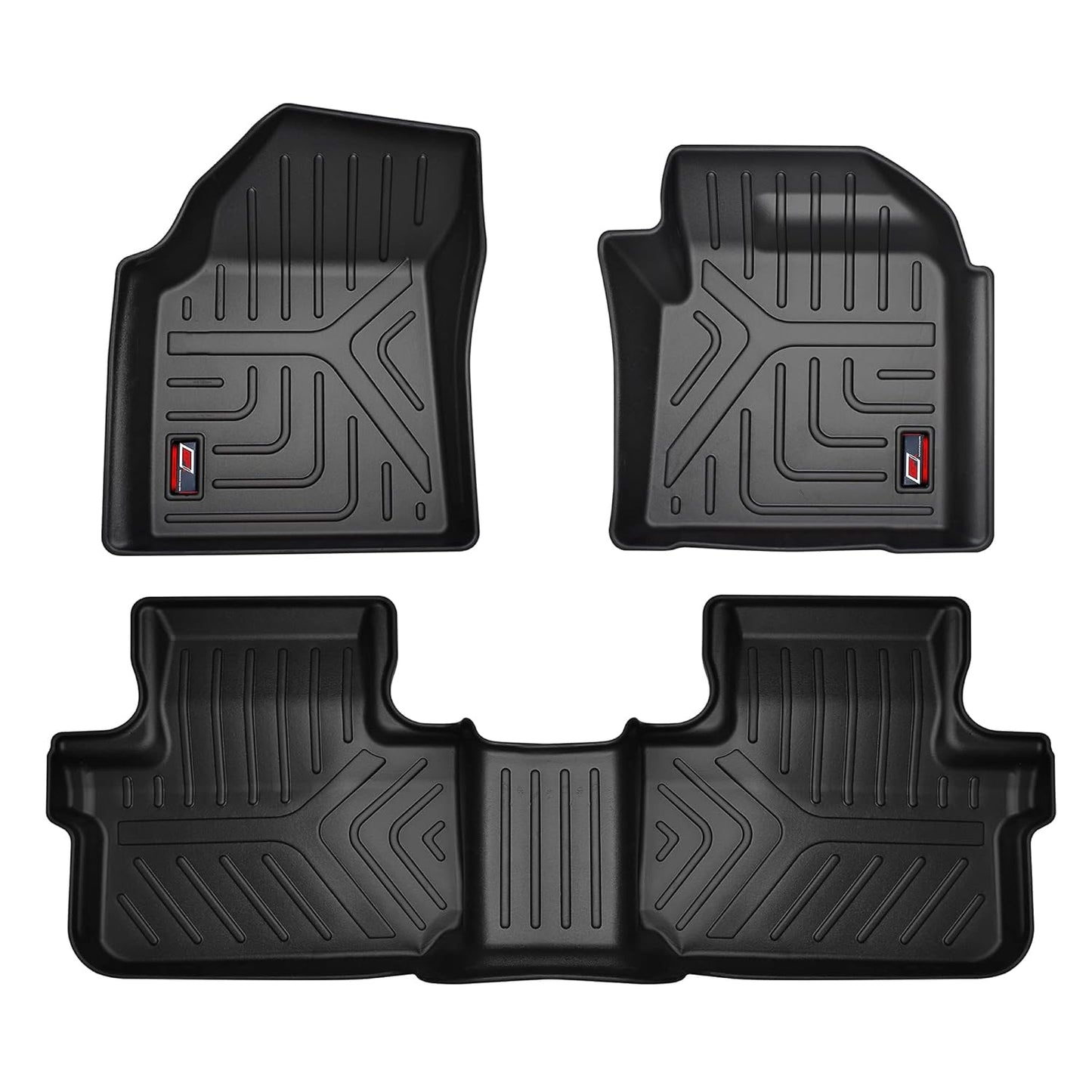 GFX Car Floor Mats for Harrier (2019–2021) Automatic | Waterproof | Anti-Slip | All-Weather | Stylish Protection | Sleek Black