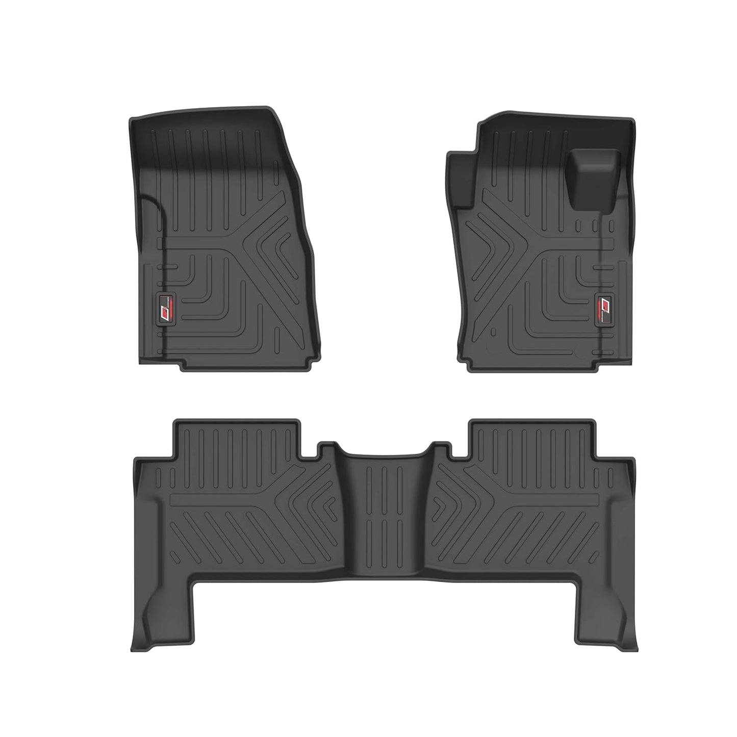 GFX Car Floor Mats for Scorpio Classic (2022 Onwards) Manual | Waterproof | Anti-Slip | All-Weather | Stylish Protection | Sleek Black
