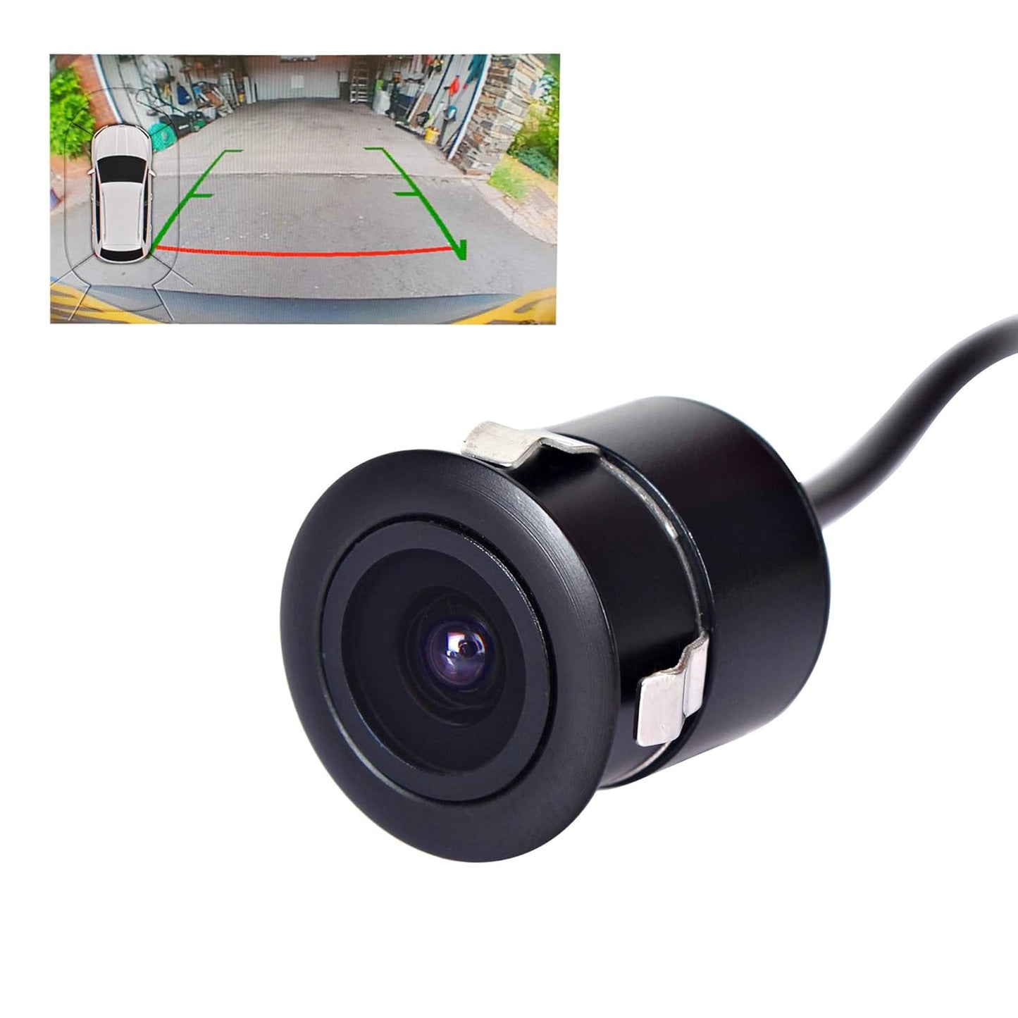 Nippon Car Rear View Reverse Parking LED Camera | Single Chip1/4 Sensor | Waterproof | Night Vision | 120 Degree Wide Angle | 10 bit Digital Video | NCAM-100