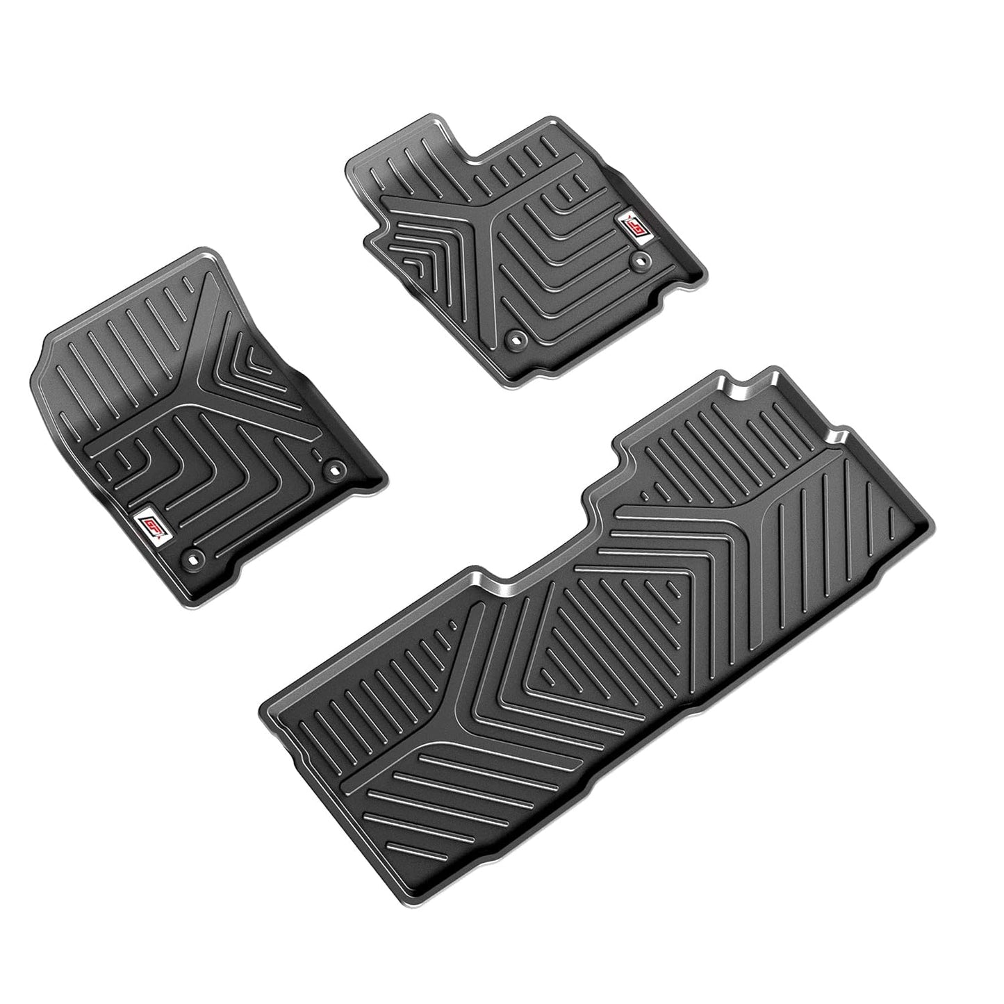 GFX Car Floor Mats for MG Hector (2019 Onwards) | Waterproof | Anti-Slip | All-Weather | Stylish Protection | Sleek Black