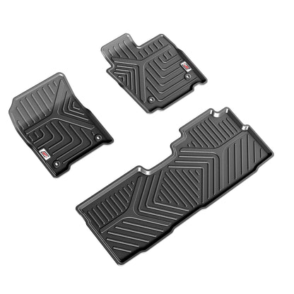 GFX Car Floor Mats for MG Hector (2019 Onwards) | Waterproof | Anti-Slip | All-Weather | Stylish Protection | Sleek Black