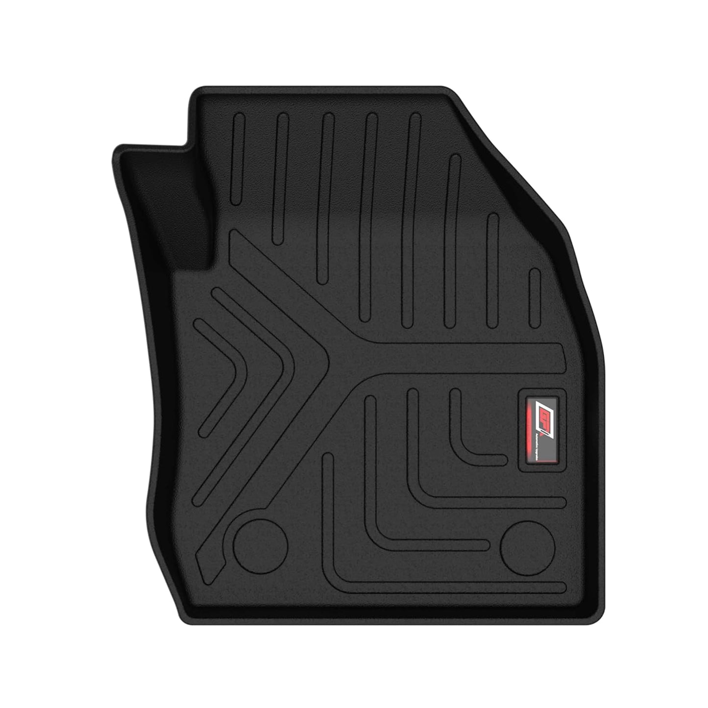 GFX Car Floor Mats for Skoda Kylaq (2025 Onwards) | Waterproof | Anti-Slip | All-Weather | Stylish Protection | Sleek Black