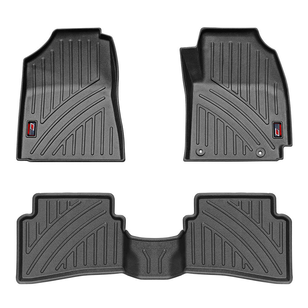 GFX Car Floor Mats for Hyundai Venue (2022 Onwards) | Waterproof | Anti-Slip | All-Weather | Stylish Protection | Sleek Black