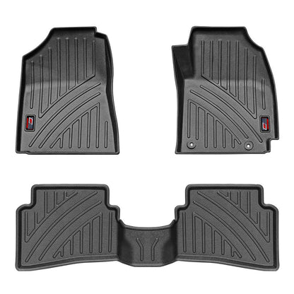 GFX Car Floor Mats for Hyundai Venue (2022 Onwards) | Waterproof | Anti-Slip | All-Weather | Stylish Protection | Sleek Black