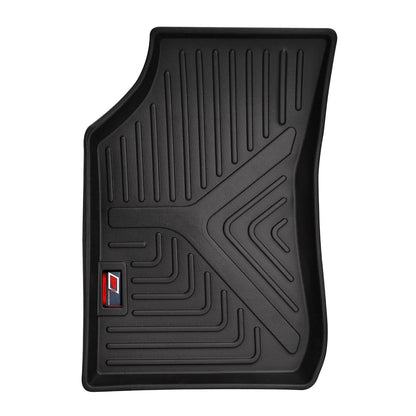 GFX Car Floor Mats for Renault Kwid (2015 Onwards) | Waterproof | Anti-Slip | All-Weather | Stylish Protection | Sleek Black