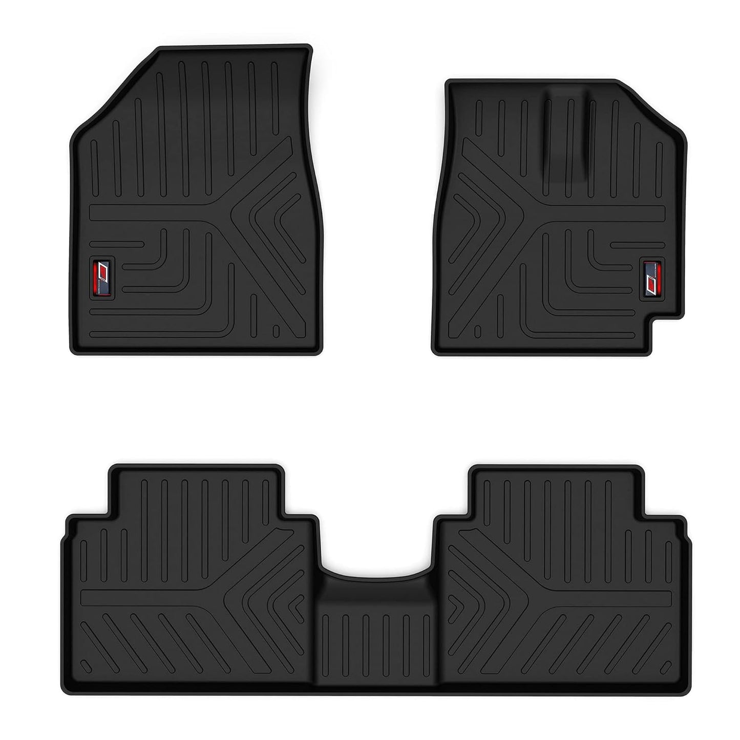 GFX Car Floor Mats for Renault Kiger (2021 Onwards Manual) | Waterproof | Anti-Slip | All-Weather | Stylish Protection | Sleek Black