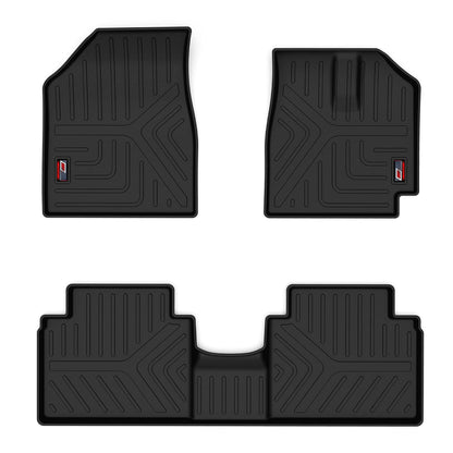 GFX Car Floor Mats for Renault Kiger (2021 Onwards Manual) | Waterproof | Anti-Slip | All-Weather | Stylish Protection | Sleek Black