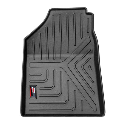 GFX Car Floor Mats for KIA Seltos (2019-2023) | Waterproof | Anti-Slip | All-Weather | Stylish Protection | Sleek Black