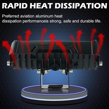 Universal Car Fog & Warning Flashing Light – Powerful LED Alarm & Safety Light (12 V / 24 V Compatible)