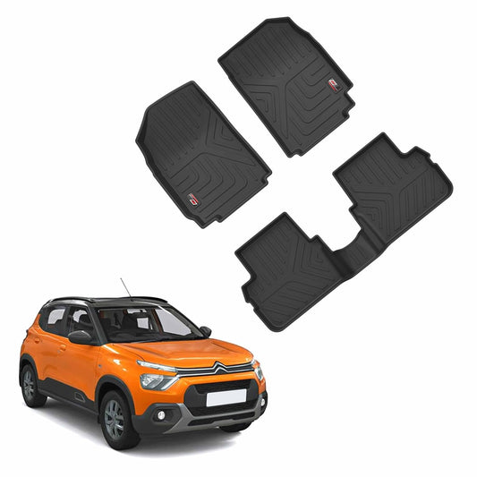 GFX Car Floor Mats for Citroen C3 (2022) Onwards – Ultimate Durable, Easy-Clean, Stylish Protection in Sleek Black