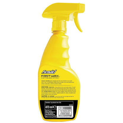 Formula 1 High Performance Carnauba Fast Wax – 473 ml - High Gloss Shine & Paint Protection