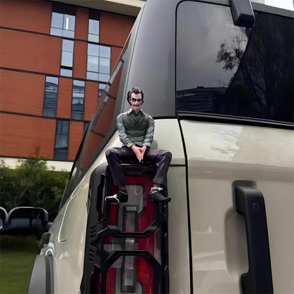 NH ONE™ Action Figure for The Joker Character Figures with Mask and Siting Position 24cm Model Statue for Decoration Gift and Car External Decoration