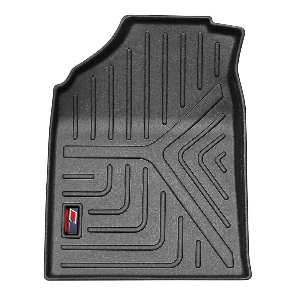 GFX Car Floor Mats for Hyundai Creta (2020–2024) | Automatic/Manual | Waterproof | Anti-Slip | All-Weather | Stylish Protection | Sleek Black