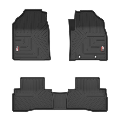 GFX Car Floor Mats for Hyundai Creta EV (2025 Onwards) | Waterproof | Anti-Slip | All-Weather | Stylish Protection | Sleek Black